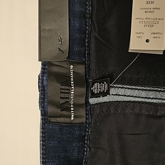 White House Black Market Blue Flare Wide Leg Jeans - Picture 6 of 7